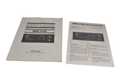 Sansui 555 manuale - tu-555,